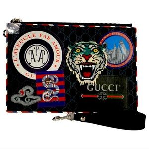 GUCCI Clutch Bag Multicolor Night Courier GG Supreme